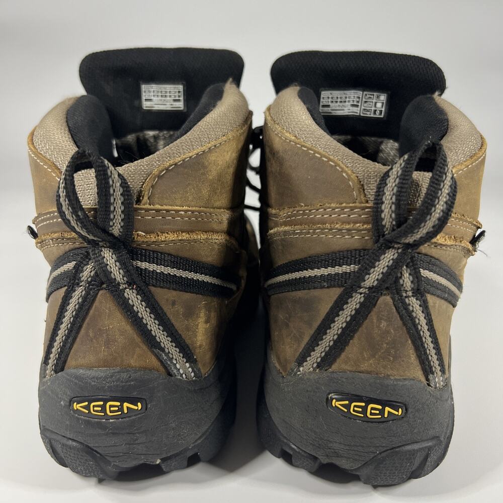 KEEN Targhee II Mid Waterproof Mens US Sz 8 Leather Textile Hiking Boots 1008418 - Picture 8 of 13